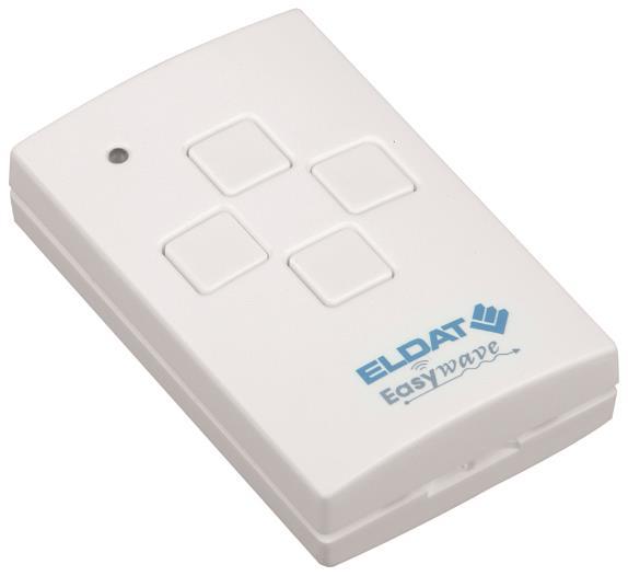 ELDAT Minihandsender RT30E5004-01-02K 4-Kanal signalweiß RAL9003