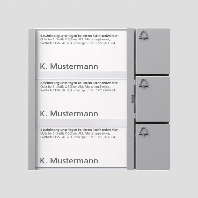 SIED Tasten-Modul TM612-3SM 3fach alt TM 611-03 SM 35524
