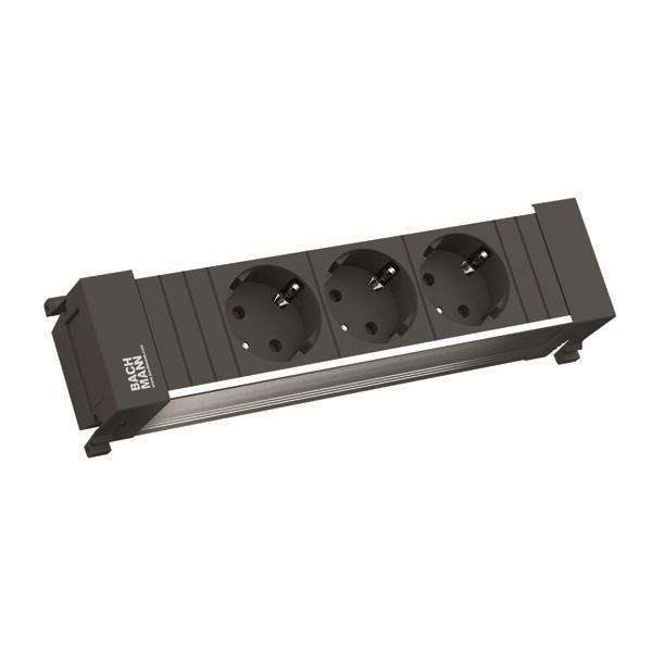 Bachmann POWER FRAME 3xSchuko 317.100 kurz