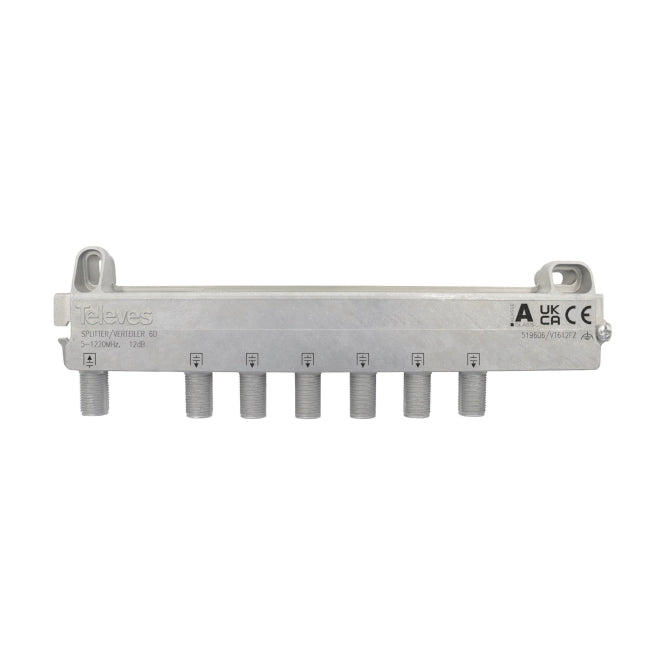 Televes 6-fach Verteiler VT612FZ 5-1218MHz VD: 12 dB 519606