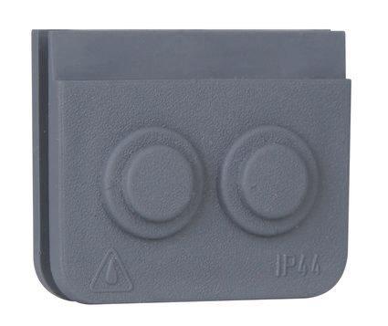 KOPP APWG Kabel-28 3216.2800.4 Einführung 2fach blue Electric grau