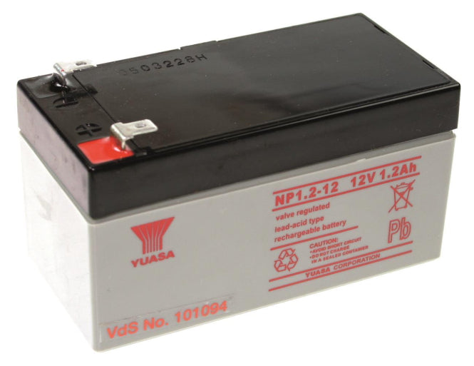 Yuasa Bleiakku 12V YBL12/1.2 NP1.2-12 1,2Ah Faston 4,8mm VDS wartungsfrei