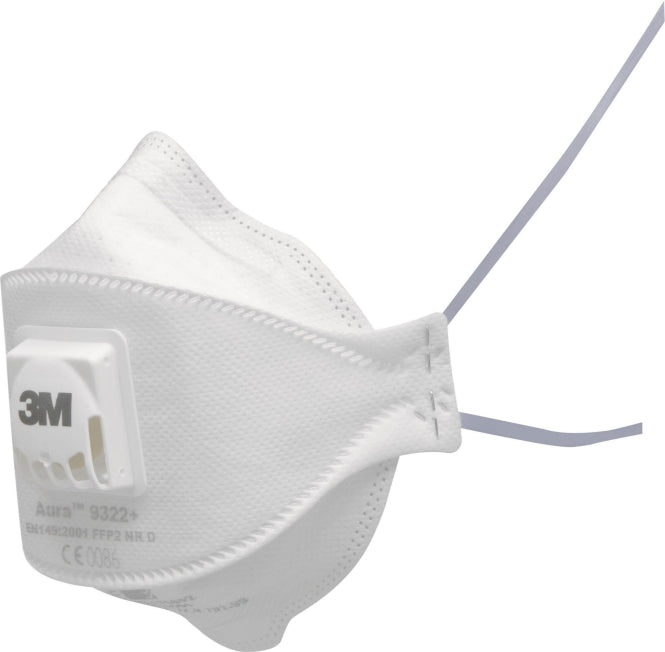 3M Aura Atemschutzmaske 9322+ Cool Flow Ausatemventil Schutz:FFP2