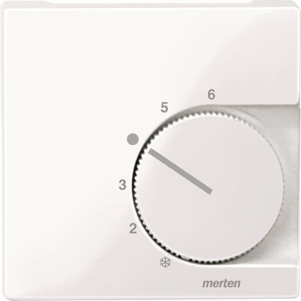 Merten Zentralplatte f.RTR 534725 m.Wechselk. aktivweiß glänzend System M