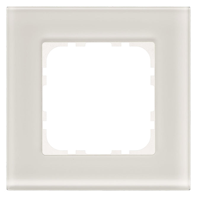 MDT BE-GTR1W.01 Glasrahmen 1fach Weiß f.55mm Programme