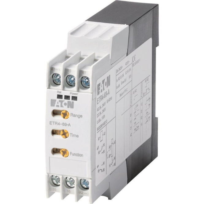 EATON ETR4-69-A Zeitrelais 1W 031891 0,05s-100h Multi 24-240VACDC 031891