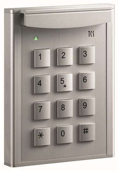 TCS Codeschloss AZF50000-0010 f.bis zu 10 Codes Codelock 12 silber