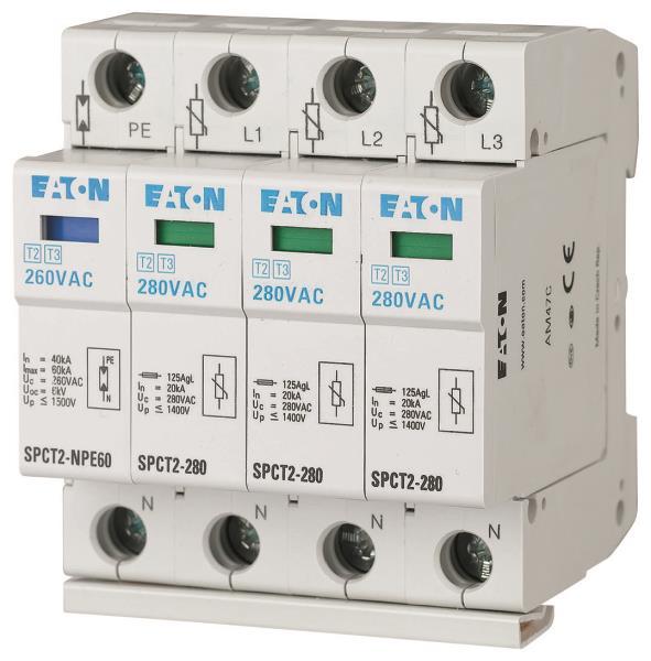 EATON SPCT2-280-3+NPE 167620 ** Überspannungs-ableiter steckbar 280VA