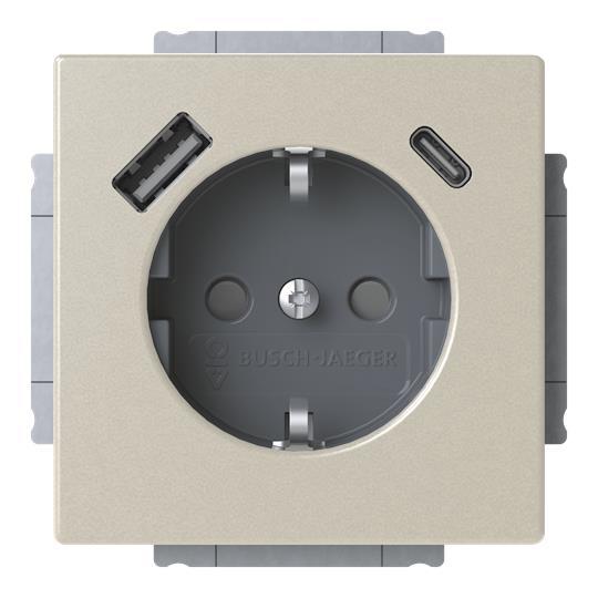 BJ SCHUKO -/USB-A+C 20 EUCB2USBAC-866 Steckdose