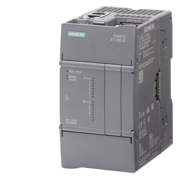 Siemens SIMATIC 6ES7212-1BG50-0XB0 S7-1200 G2 CPU 1212C AC/DC/Relais
