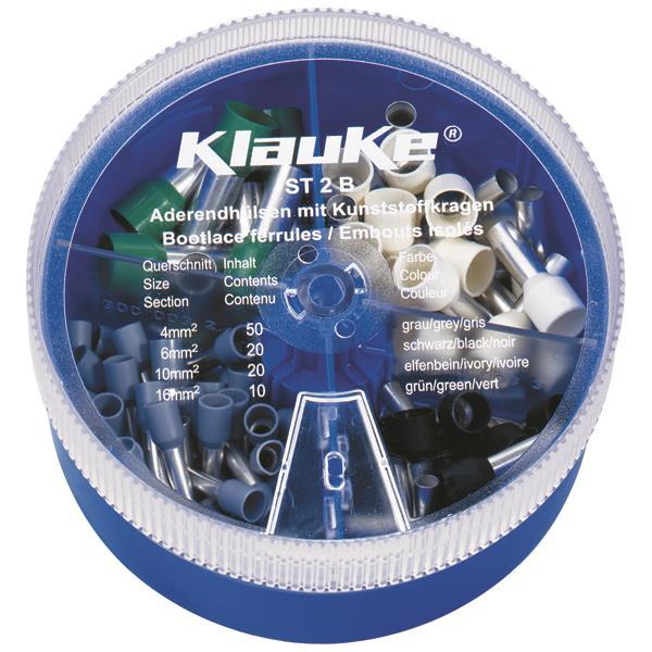 KLAU Streudose ST2B mit 100 Isol.AE-Hülsen 4-16qmm