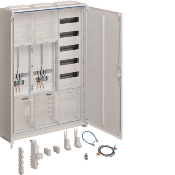 Hager Komplettschrank univ.Z ZB333T25W31 1100mm 2ZP 3feld 3Pkt APZ VT5rh ÜSS ESA
