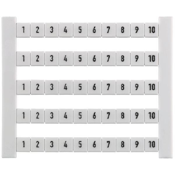 Weidmüller DEK 5 FWZ 71-80 Klemmen- markierer Karte 5x5mm ws 0523060071