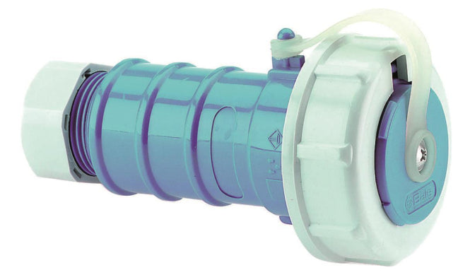 BALS CEE Schuko-Kupplung 16A 250V 746 blau druckwasserdicht