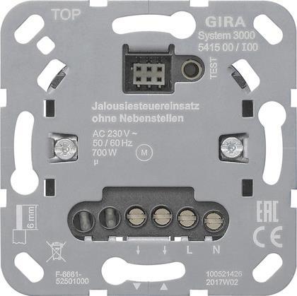 GIRA 541500 S3000 Jalousiesteuereinsatz o.Nebenstelleneingang Einsatz