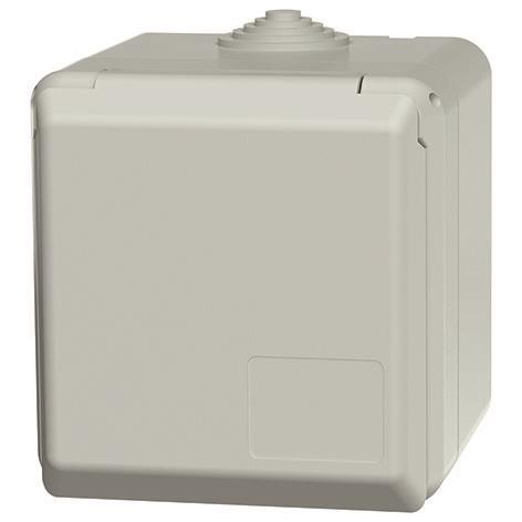 Mennekes 16A5P 6H400V Wanddose 4105 Cepex IP44 elektrograu