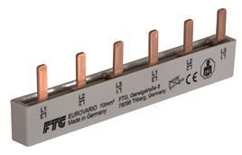 FTG Stift E6 3p 10qmm ESS30610A Sammelschiene Eurovario LS-Schalter ABB