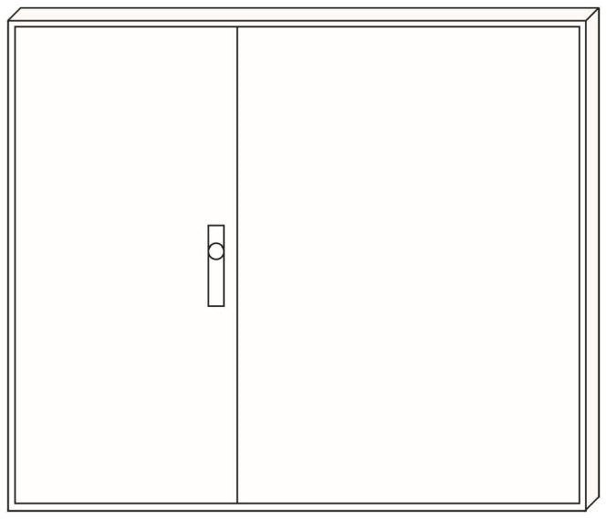 f-tronic ZA115 Leergehäuse H 1100, ZA115 B 1300mm IP31 7120510