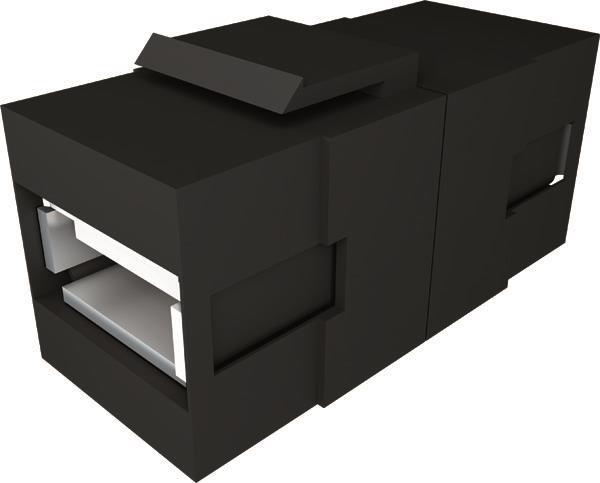 Bachmann USB A/A 3.0 Keystone 917.120 Modul schwarz