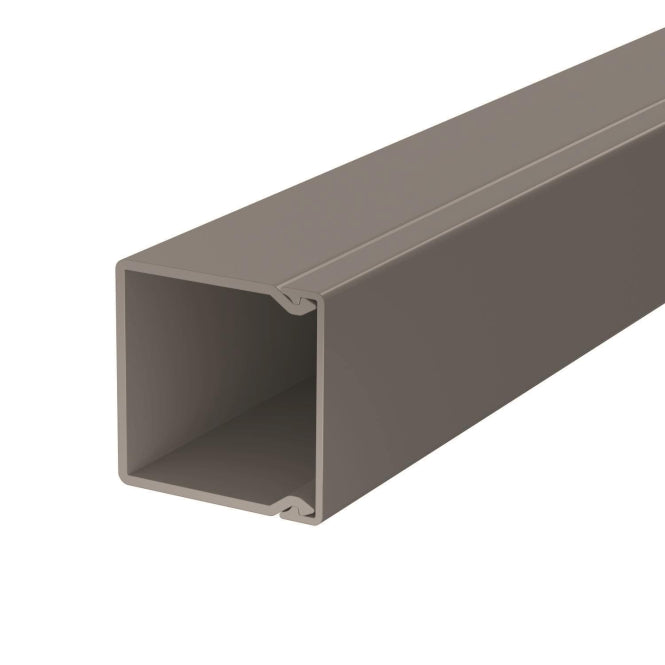 OBO WDK40040GR Wand-u.Deckenkanal m.Bodenlochung 40x40x2000 PVC 6025447