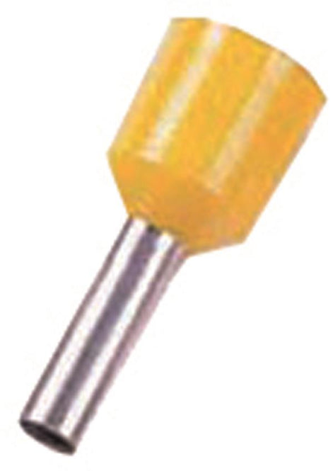 Intercable ICIAE612K Aderendhülse kurzschlußsicher 6qmm 12mm verz. gelb