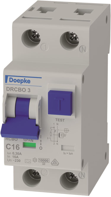 DOEP FI/LS-Schalter 09932134 DRCBO 3 C16/0,3/1N-A