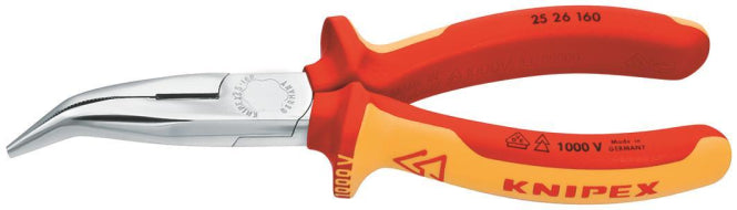 Knipex Flachrundzange mit 2526160 Schneide 2526160