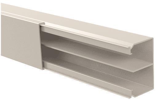 GGK Kanal LFG 40X60T 11060 alpinweiss mit Trennwand