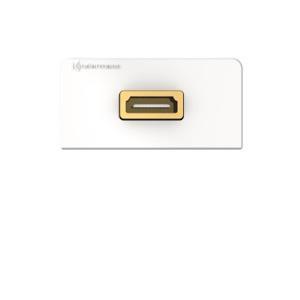 KIND Konnect design click ws 7456000582 HDMI 90°Abgang Blende 1/2 Kabelpeitsche