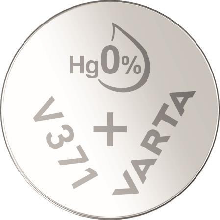 VARTA Knopfzelle V371 1,55V 35mAh 00371101111 *Blister a 1 St.