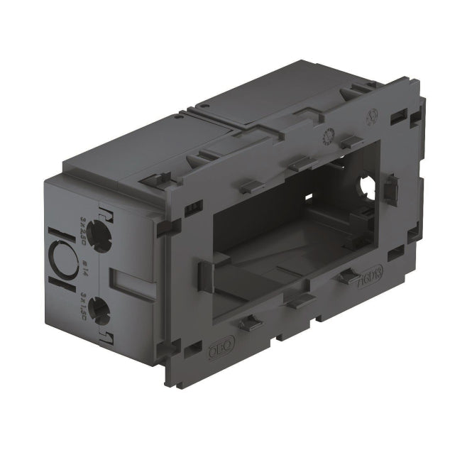 OBO 71GD13 Geräteeinbaudose 2f f.Modul ** 45 140x76x51 PA eisengrau 6288583