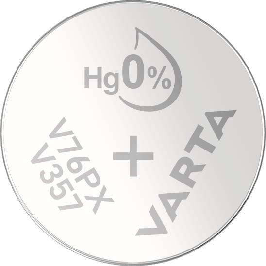 VARTA Knopfzelle V357 1,55V 145mAh 00357101111 *Blister a 1 St