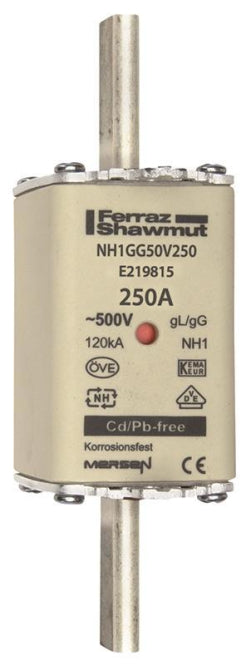 Mersen 1B175.000000 NH1 250A gG 500V NH-Sicherung sfü spannungsführend