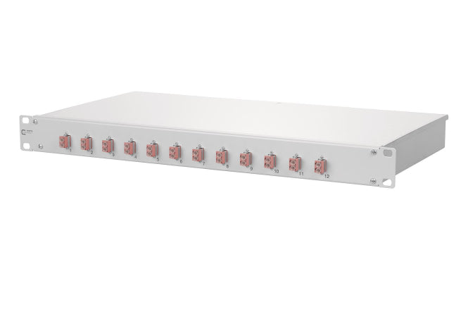 Metz OpDAT fix 12xLC-D OM4 1502577512-F Keramik erikaviolett 19z 1HE Spleißbox