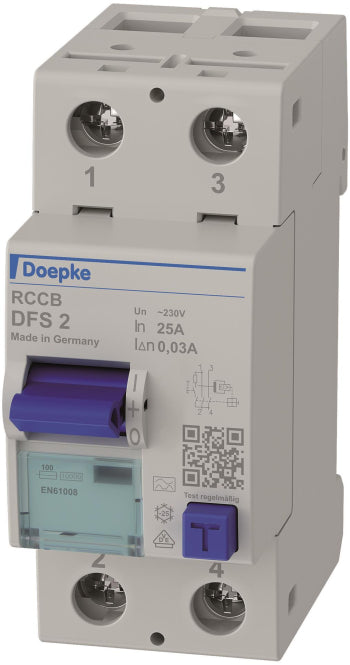 DOEP Fi-Schutzschalter DFS2-025-2/0,03-A **