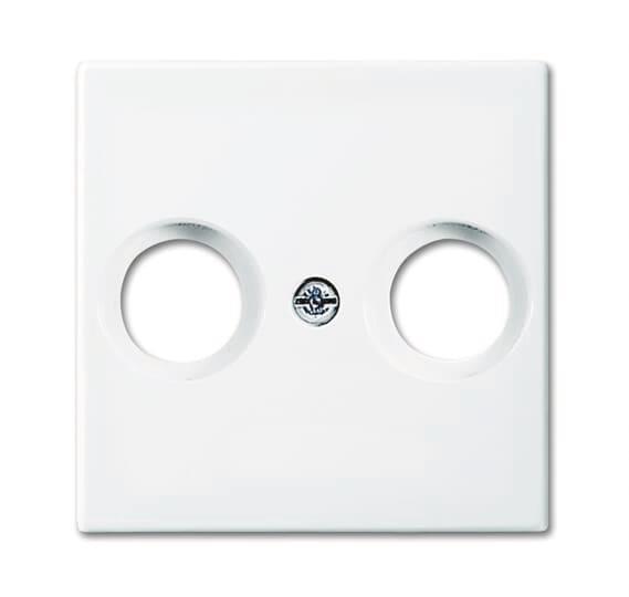BJ balance SI Koax Abdeckung 2531-914 2Loch alpinweiß
