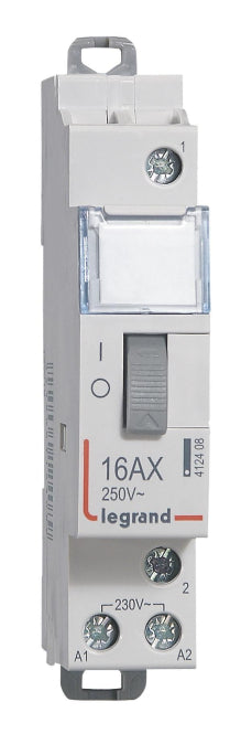Legrand 412408 CX3 Fernschalter 1-polig 16A 250VAC mechan. AC 230V 1Schliesser