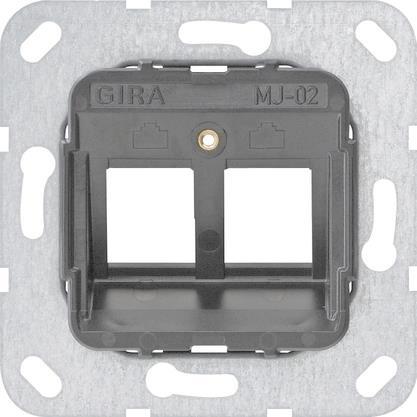 GIRA 560200 Modular Jack MJ-02 2fach Tragring