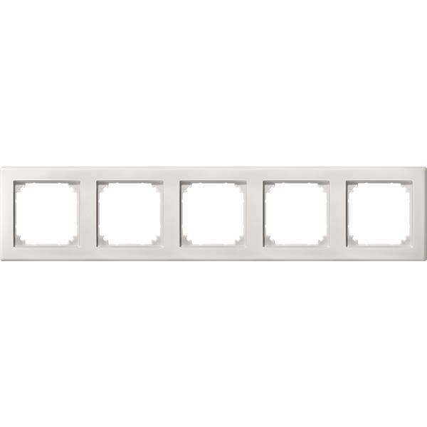 Merten M-SMART-Rahmen 5fach 484519 polarweiß