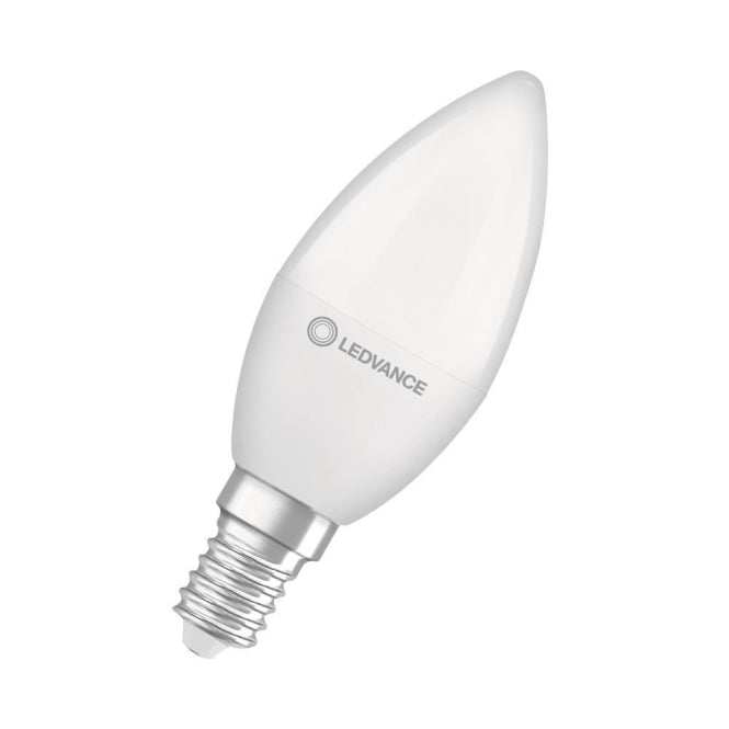 LEDV LED Kerze 4,9-40W/827 470lm E14 matt 200° 15000h EEK F