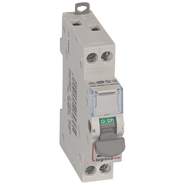 Legrand 406436 DX3 Lasttrennschalter 2p 20A 400VAC beleuchtet Kategorie AC-22A