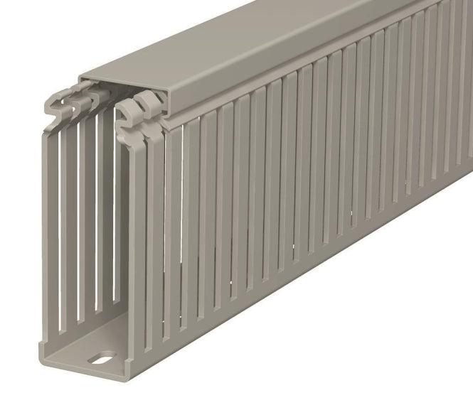 OBO LKV 10037 Verdrahtungskanal ** 100x37x2000 PVC sgr RAL7030 6178334