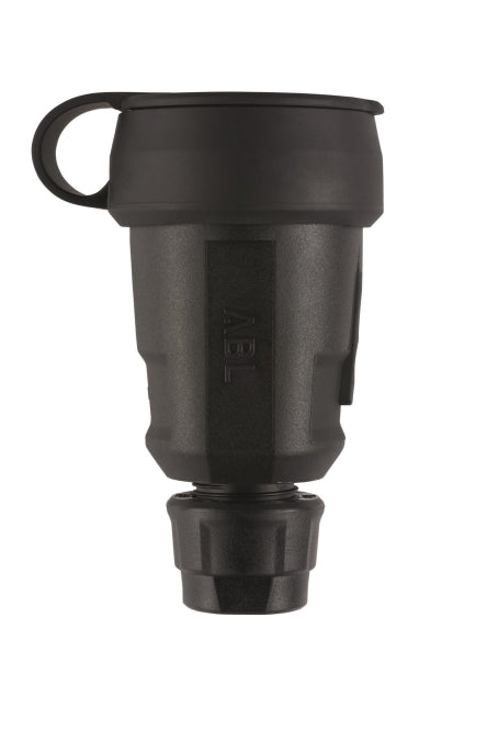 ABL Hightech Kupplung SCHUKO 100000080 Elamid schwarz Manschette IP44 Typ 1580
