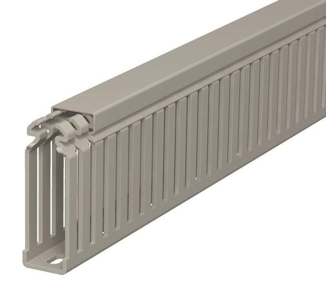 OBO LKV 75025 Verdrahtungskanal ** 75x25x2000 PVC steingrau RAL7030 6178