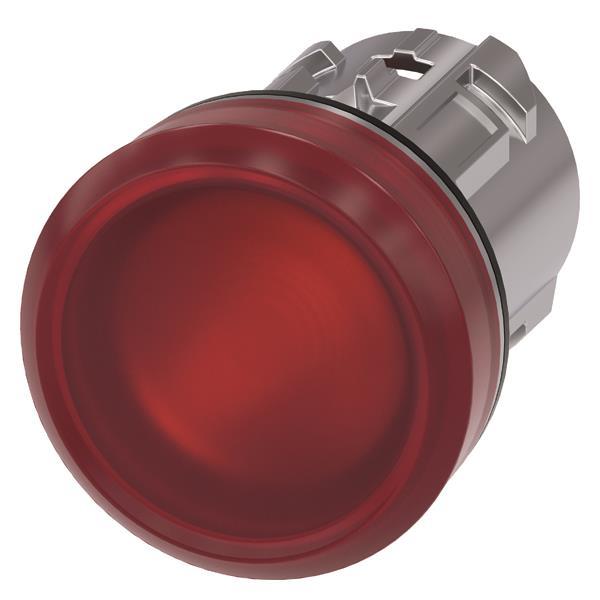 Siemens 3SU10516AA200AA0 Leuchtmelder 22mm rund rot Linse glatt