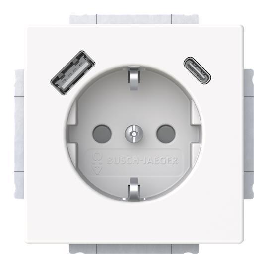 BJ SCHUKO -/USB-A+C 20 EUCB2USBAC-84 Steckdose