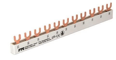 FTG Gabel E 11 3-polig 10qmm ES31110 Sammelschiene Eurovario