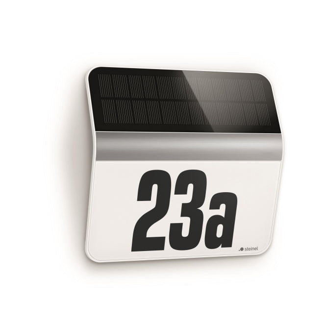STEIN Solar LED-Hausnummernleuchte 0,03W XSolar LH-N Edelstahl IP44 m.Daemmerung