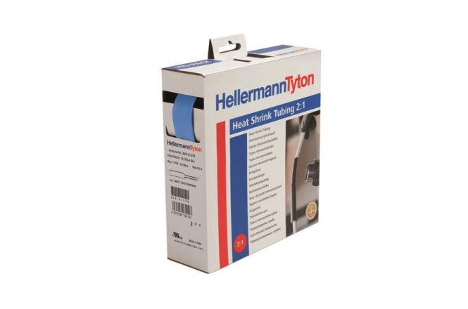 Hellermann HIS-PACK-19.1/9.5-PO-X-BU 5m Warmschrumpfschlauch 2:1 blau 300-31906