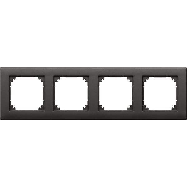 Merten M-PLAN-Rahmen 4fach 486414 anthrazit